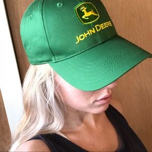 New John Deere Green Baseball Cap